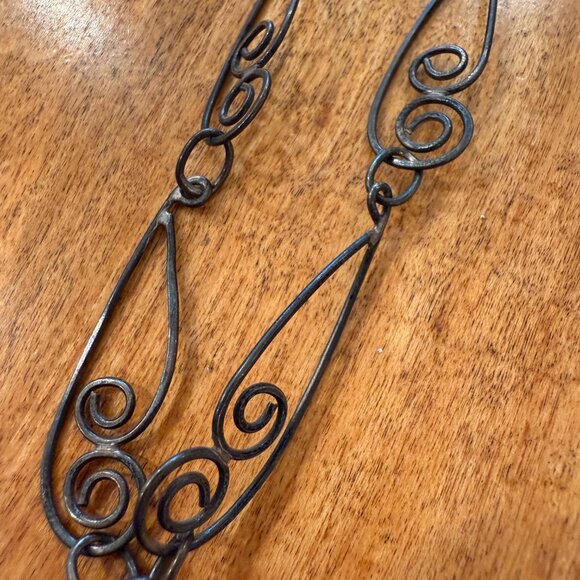 Handmade Silver Heart Necklace - Picture 4 of 6